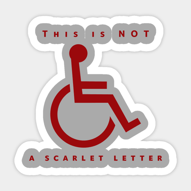 Not a Scarlet Letter Sticker by Kimberle